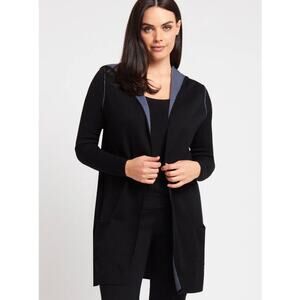 Peace of Cloth Lounge Set Cardigan and Track Pant Black Slate Womens Size Medium